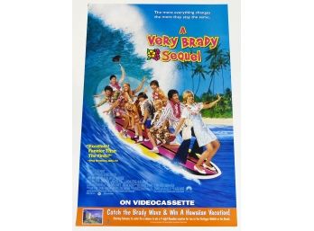 Original One-Sheet Movie Poster - A Very Brady Sequel (1996) - Shelley Long, Tim Matheson