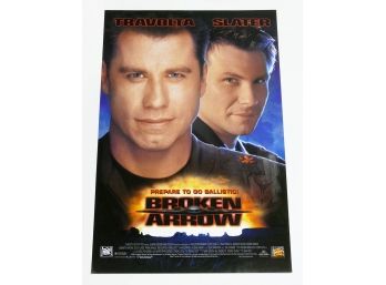 Original One-Sheet Movie Poster - Broken Arrow (1996) - John Travolta, Christian Slater
