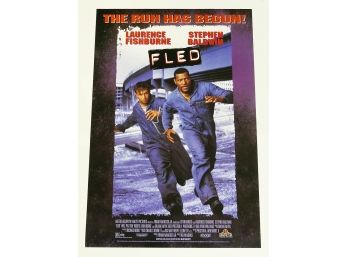 Original One-Sheet Movie Poster - Fled (1996) - Laurence Fishburne, Stephen Baldwin