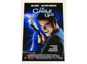 Original One-Sheet Movie Poster - Cable Guy (1996) - Jim Carrey, Matthew Broderick