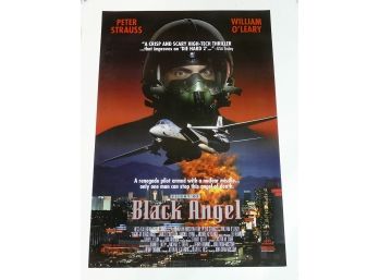 Original One-Sheet Movie Poster - Flight Of Black Angel (1991)