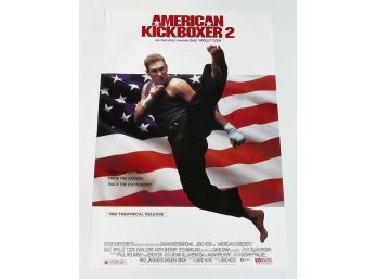 Original One-Sheet Movie Poster - American Kickboxer 2 (1993)
