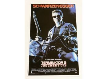 Original One-Sheet Movie Poster - Terminator 2 (1991) - Arnold Schwarzenegger