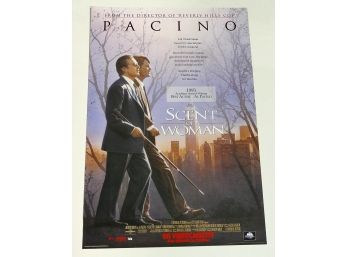 Original One-Sheet Movie Poster - Scent Of A Woman (1992) - Al Pacino, Chris O'Donnell