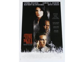 Original One-Sheet Movie Poster - A Time To Kill (1996) - Matthew McConaughey, Sandra Bullock