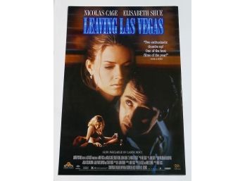 Original One-Sheet Movie Poster - Leaving Las Vegas (1995) - Nicholas Cage, Elisabeth Shue