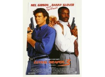 Original One-Sheet Movie Poster - Lethal Weapon 3 (1992) - Mel Gibson, Danny Glover, Joe Pesci