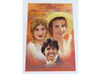 Original One-Sheet Movie Poster - Sense And Sensibility (1995) - Hugh Grant, Emma Thompson