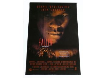 Original One-Sheet Movie Poster - Fallen (1998) - Denzel Washington, John Goodman