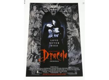 Original One-Sheet Movie Poster - Bram Stroker's Dracula (1993) - Keanu Reeves, Gary Oldman