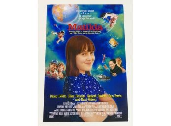 Original One-Sheet Movie Poster - Matilda (1996) - Danny Devito, Rhea Pearlman
