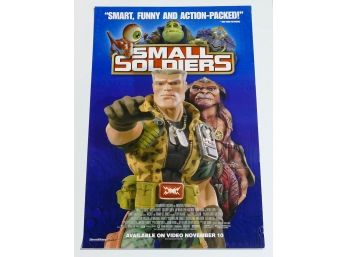Original One-Sheet Movie Poster - Small Soldiers (1998) - Tommy Lee Jones, Kirsten Dunst