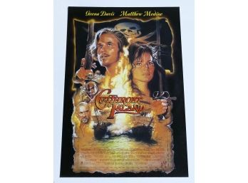Original One-Sheet Movie Poster - Cutthroat Island (1995) - Geena Davis, Matthew Modine