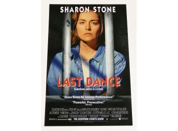 Original One-Sheet Movie Poster - Last Dance (1996) - Sharon Stone