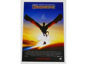 Original One-Sheet Movie Poster - Dragonheart (1996) - Sean Connery,  Dennis Quaid