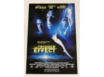 Original One-Sheet Movie Poster - The Trigger Effect (1996) - Kyle MacLaughlin, Elisabeth Shue