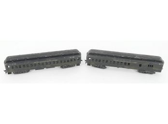2 Vintage HO-Scale Metal Train Cars - New York Central