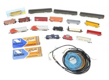 Lot Of N-Scale Trains And Tracks