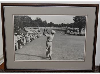 Framed Ben Hogan US Open Golf Photo