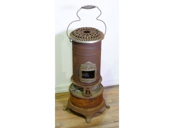 Antique Barlor Ideal Heater #2 Portable Kerosene Heater