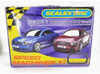 Scalextric Speed Machines Slot Car Racing Set - Track & Cars