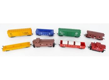 Lot Of 8 HO-Scale Model Trains