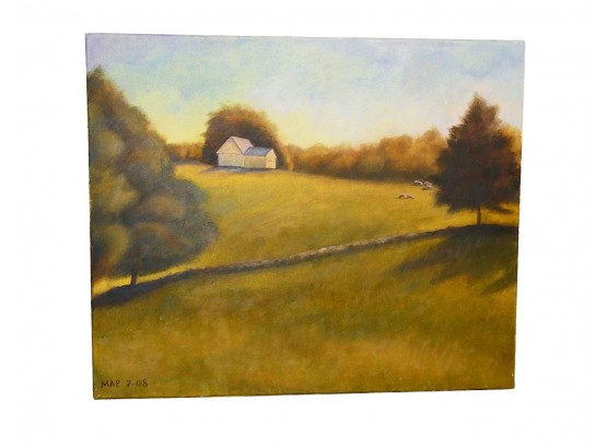 Margaret Alcock Prezzano Oil Painting 'New Pond Farm'