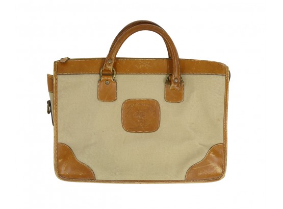 The Original Ghurka Bag - The Delegate No. 60 Briefcase - Khaki Twill