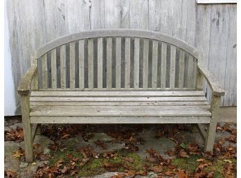 Smith & Hawken Teak Outdoor Wooden Bench