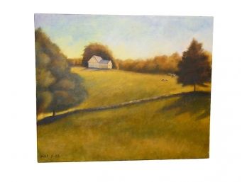 Margaret Alcock Prezzano Oil Painting 'New Pond Farm'