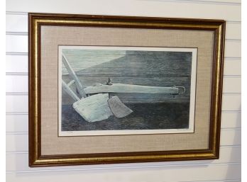 Eric Sloane (1905-1985) Lithograph - The Ancient Plow - Signed & Numbered