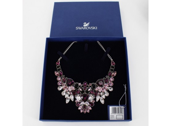 Swarovski Crystal Impulse Statement Bib Necklace - New In Box (Cost $499)
