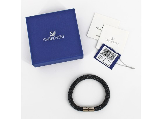 Swarovski Crystal Black Stardust Bracelet - New In Box