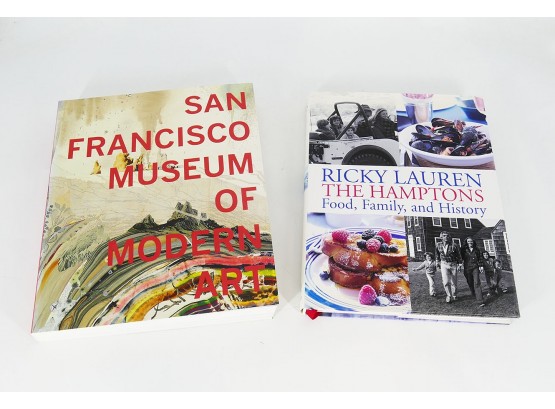 2 Coffee Table Books - The Hamptons (Ricky Lauren) & The San Francisco Museum Of Modern Art