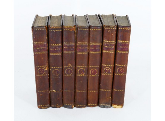 Books (7 Volumes) - 1777 - Joseph Addison And Richard Steele - The Spectator