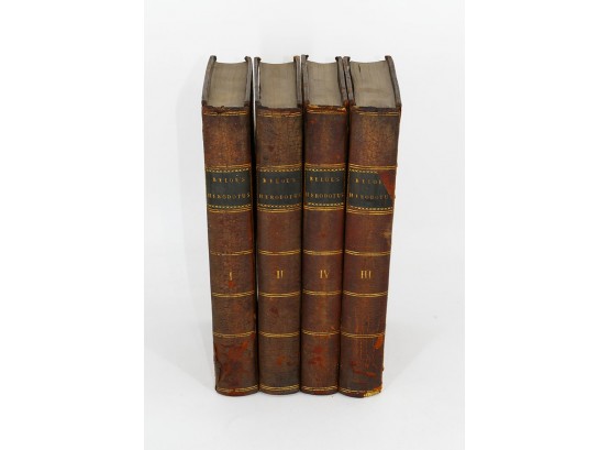 Books - The History Of Herodotus (in 4 Volumes) - Translated By William Beloe (1791)
