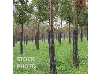 Set Of 10 - New - A.M. Leonard Rigid Plastic Mesh Tree Guards 4' X 36' - $100 Cost