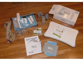 Nintendo Wii Video Gaming System & Fit Board