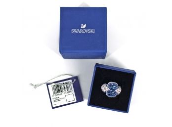 Swarovski Crystal 'Lake' Cocktail Ring Size 55 (6.5 US) - New In Box (Cost $179)