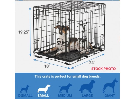 Frisco Fold & Carry Double Door Dog Crate - New In Sealed Box
