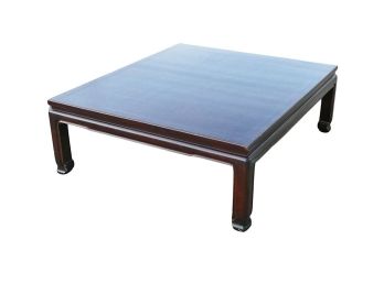 Large Square Asian Inspired Coffee Table