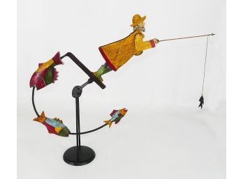 Fisherman - Balance Toy - Motion Art And Motion Sculpture