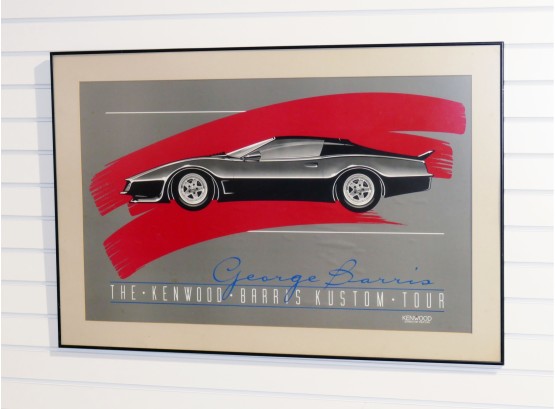 Framed Auto Print - George Barris: The Kenwood Barris Kustom Tour