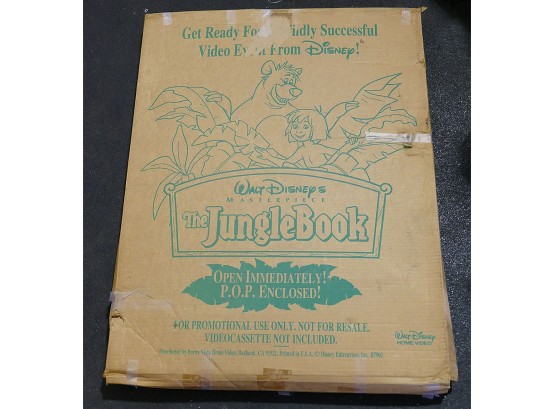 Walt Disney's The Jungle Book VHS Movie Cardboard Standee