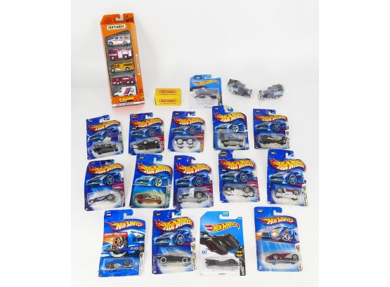 Lot Of 23 Matchbox & Hot Wheels Die Cast Cars - Unopened - Still In Factory Sealed Packages