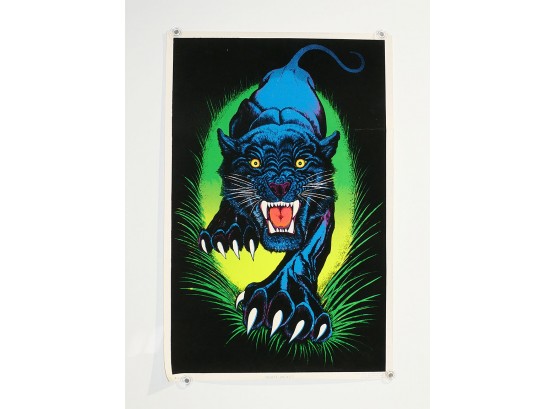 Vintage 1981 Black Light Poster - Night Beast (Funky Enterprises #951)
