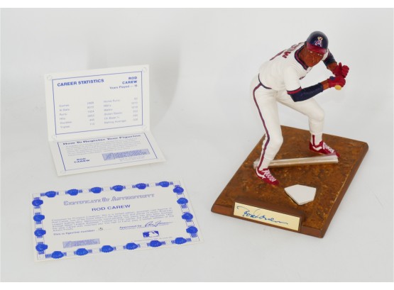 1991 Prosport Creations Rod Carew Limited Edition Figurine - Hand Signed - Never Displayed