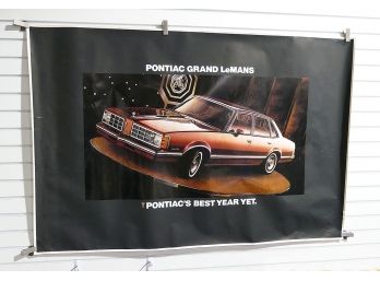 1978 Pontiac Dealership Poster - Grand LeMans