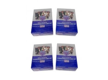 Set Of 4 Boxes -1991 Pro Set Super Bowl XXV Silver Anniversary Card Sets (4 Sets In Each Box)- Factory Sealed