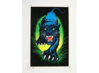 Vintage 1981 Black Light Poster - Night Beast (Funky Enterprises #951)